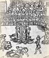 Anne Askew, a Protestant woman, is burned at Smithfield, 16 July 1546